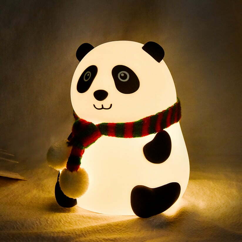 Veilleuse lampe lumineuse en silicone extra souple - Panda Zhao